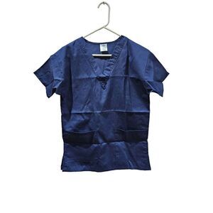 Medline XS scrub top blue item #74